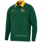 Maillot Afrique Du Sud Manches Longue Rugby 2025-2026 Entrainement