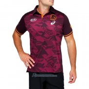 Maillot Polo Brisbane Broncos Rugby 2021 Fuchsia