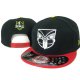 NRL Snapback Casquette Nouvelle-zelande Warriors Noir Rouge