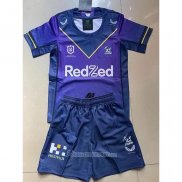 Maillot Enfant Kits Melbourne Storm Rugby 2021 Domicile