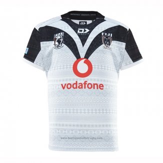 Maillot Fidji Rugby 2025 Domicile Blanc