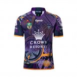 Maillot Melbourne Storm Rugby 2018-2019 Conmemorative