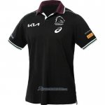 Maillot Polo Brisbane Broncos Rugby 2025 Noir