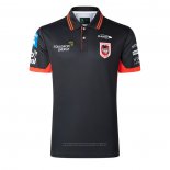 Maillot Polo St George Illawarra Dragons Rugby 2026 Noir