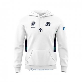 Sweats A Capuche Ecosse Rugby 2023 Blanc