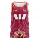 Debardeur Queensland Maroons Rugby 2024 Indigene  Debardeur Queensland Maroons Rugby 2024 Indigene