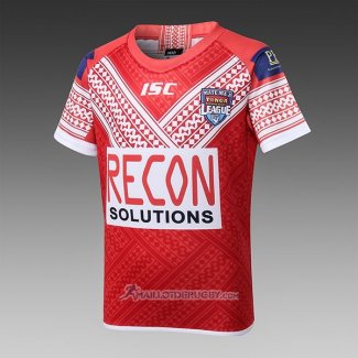 Maillot Enfant Tonga Rugby 2018-2019 Rouge