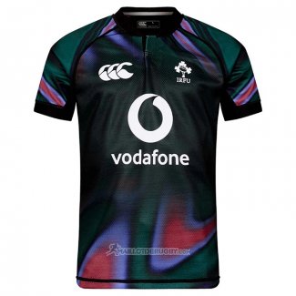 Maillot Irlande Rugby 2025-2026 Pre Partido Noir