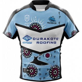 WH Maillot Cronulla Sutherland Sharks Rugby 2019 Indigene