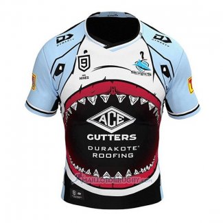 Maillot Cronulla Sutherland Sharks 9s Rugby 2020 Bleu