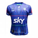 Maillot Nouvelle-zelande Warriors Rugby 2025 Indigene Bleu