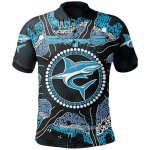 Maillot Polo Cronulla Sutherland Sharks Rugby 2021 Indigene