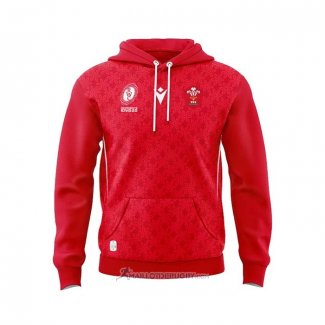 Sweats A Capuche Pays De Galles Rugby 2025 Rouge