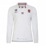 Maillot Angleterre Manches Longue Rugby 2023 World Cup Domicile