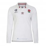Maillot Angleterre Manches Longue Rugby 2023 World Cup Domicile