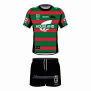 Maillot Enfant Kits South Sydney Rabbitohs Rugby 2021 Domicile