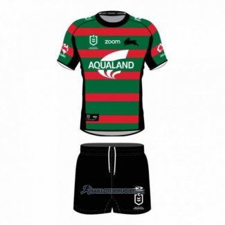 Maillot Enfant Kits South Sydney Rabbitohs Rugby 2021 Domicile