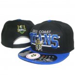 NRL Snapback Casquette Gold Coast Titans Noir