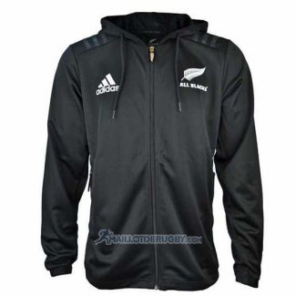 Nouvelle-Zelande All Blacks Rugby 2018-2019 Veste a Capuche01