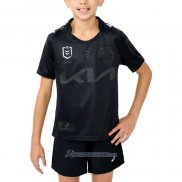 Maillot Enfant Brisbane Broncos Rugby 2025 Captains Run Noir