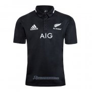 Maillot Polo Nouvelle-zelande All Blacks Rugby 2020 Noir
