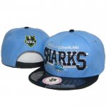 NRL Snapback Casquette Cronulla Sutherland Sharks Bleu