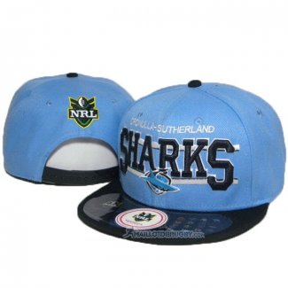 NRL Snapback Casquette Cronulla Sutherland Sharks Bleu