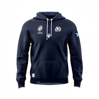 Sweats A Capuche Ecosse Rugby 2023 Bleu