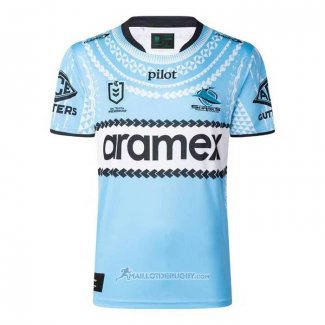 Maillot Cronulla Sutherland Sharks Rugby 2025 Conmemorativa