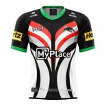 Maillot Penrith Panthers Rugby 2025 Entrainement Noir Blanc