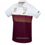 Maillot Polo Brisbane Broncos Rugby 2025 Domicile