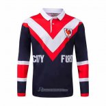 Maillot Polo Sydney Roosters Manches Longue Rugby 1976 Retro