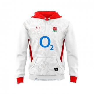 Sweats A Capuche Angleterre Rugby Blanc