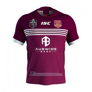 Maillot Queensland Maroon Rugby 2019-2020 Domicile