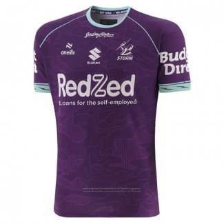 Maillot Melbourne Storm Rugby 2026 Entrainement Violet