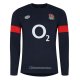 Maillot Angleterre Manches Longue Rugby Noir