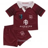 Maillot Enfant Kits Queensland Maroons Rugby 2023 Rouge  Maillot Enfant Kits Queensland Maroons Rugby 2023 Rouge