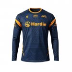 Maillot Parramatta Eels Manches Longues Rugby 2026 Bleu