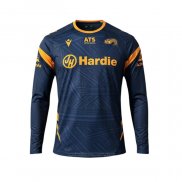 Maillot Parramatta Eels Manches Longues Rugby 2026 Bleu
