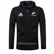 Nouvelle-Zelande All Blacks Rugby 2018-2019 Veste a Capuche