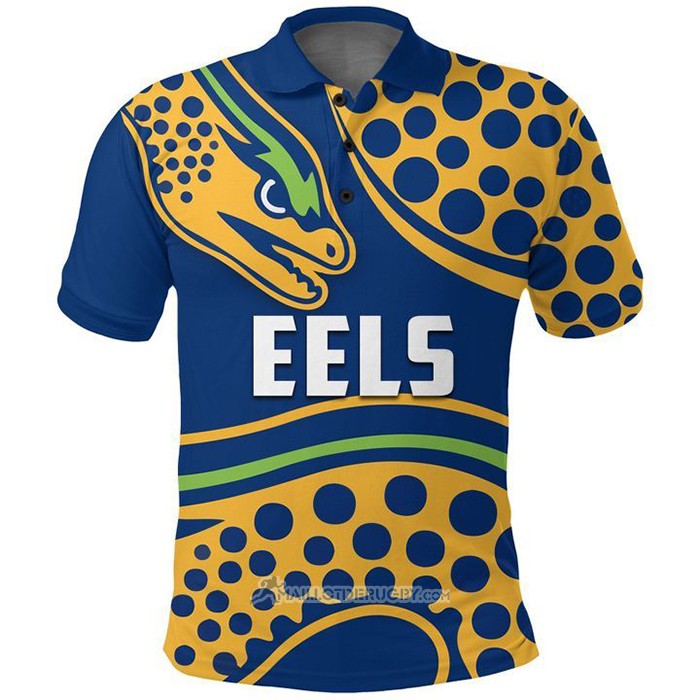 Maillot Polo Parramatta Eels Rugby 2021 Indigene ...